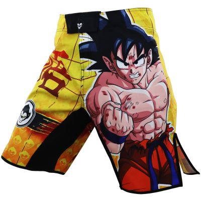 กีฬาการต่อสู้ MMA Saiyan Goku กางเกงขาสั้น UFC ศิลปะศิลปะป้องกันตัวแบบผสมผสานฝึกซ้อมชายหาดฟิตเนส Jiu-Jitsu ทำงานมวยไทย