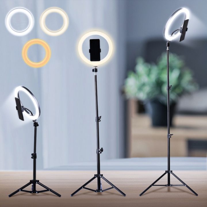 2023ใหม่-วิดีโอแหวนไฟ-led-10-12-นิ้วพร้อม-usb-ชาร์จเซลฟี่แสงไฟสำหรับถ่ายภาพโคมไฟ-led-แบบหรี่แสงได้สำหรับ-tiktok-photography-studio