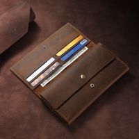 Retro Leather Credit Business Mini Card Wallet  Convenient Man Women Smart Wallet Business Card Holder Cash Wallet Card Case Card Holders