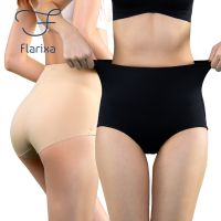 [A LIKE] FlarixaSilk เอวสูงกางเกงท้องแบน SeamlessHip ยกผู้หญิงกางเกง UnderwearShaping กางเกง Shapewear