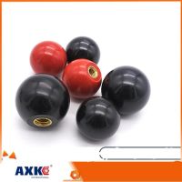 1pc Black or Red Plastic M4 M5 M6 M8 M10 M12 M14 M16 Thread Ball Shaped Head Clamping Nuts Knob