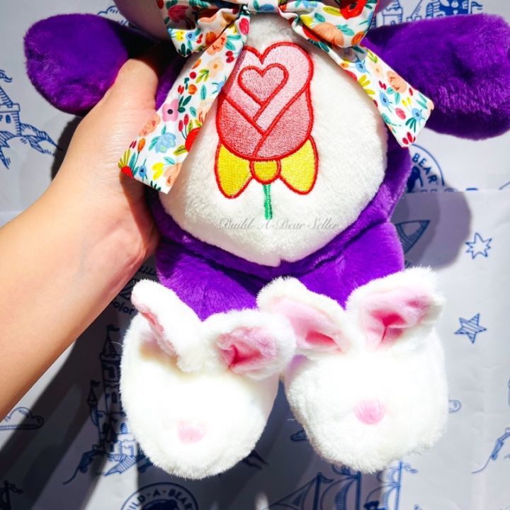 รองเท้ากระต่าย-สำหรับตุ๊กตา-bunny-slipper-บิ้วอะแบร์และแคแบร์13-build-a-bear-workshop-มือสองสภาพใหม่-พร้อมส่ง-ม