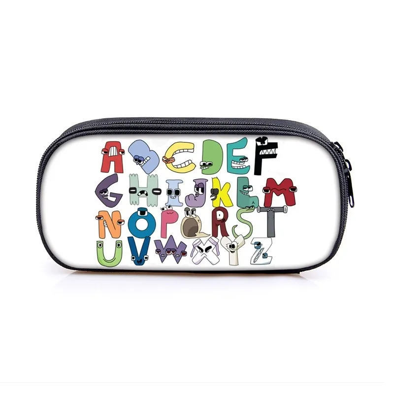 Alphabet Lore Letter Legend Game Student School Bag Pencil Bag