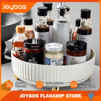 Joybos ชั้นวางกล่องเก็บของอเนกประสงค์ตั้งโต๊ะเคาน์เตอร์ห้องครัวเก็บผิวหน้าเก็บเครื่องสำอางถาดผลไม้หมุนได้