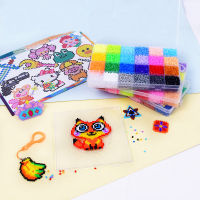 JINLETONG Mini Hama Beads 24colors Set Toy Kit Hama Beads 2.6mm 3D Puzzle DIY Toy Kids Creative Handmade Craft Toy Gift