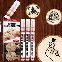 3 Pcs Marker Pens Waterproof Wood Burning Pen For Project Painting DIY Pyrography Caramel Marker Art Pyrography SuppliesHighlighters  Markers