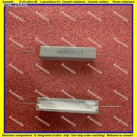 10Pcs RX27 Horizontal cement resistor 20W 22 ohm 20W 22R 22RJ 20W22RJ 22ohm Ceramic Resistance precision 5 Power resistance