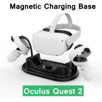 For Oculus Quest 2 Chargers Docking Station Magnetic Charging Base VR Headset Controller Stand for Oculus Quest 2 Accessories