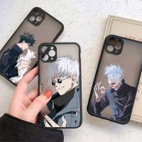 Popular Casing Compatible For iPhone 7 8Plus X XS Max XR 12Mini 13 Mini SE 2020 Anime Jujutsu Kaisen Pattern Camera Lens Protective Matte Hard PC Phone Cover