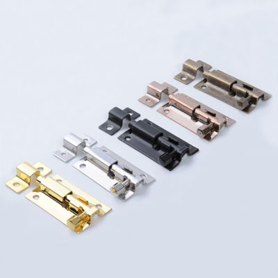 【LZ】ஐ  1.5/2/3/4 Inch Long Stainless Steel Door Bolts Latch Solid Sliding Bolt Latch Hasp Staple Gate Safety Lock Door Hardware