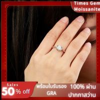 ┋▨✉ Times Gem แหวนเงินแท้ เพชร CZ ชุบโรเดียม RG1564 09