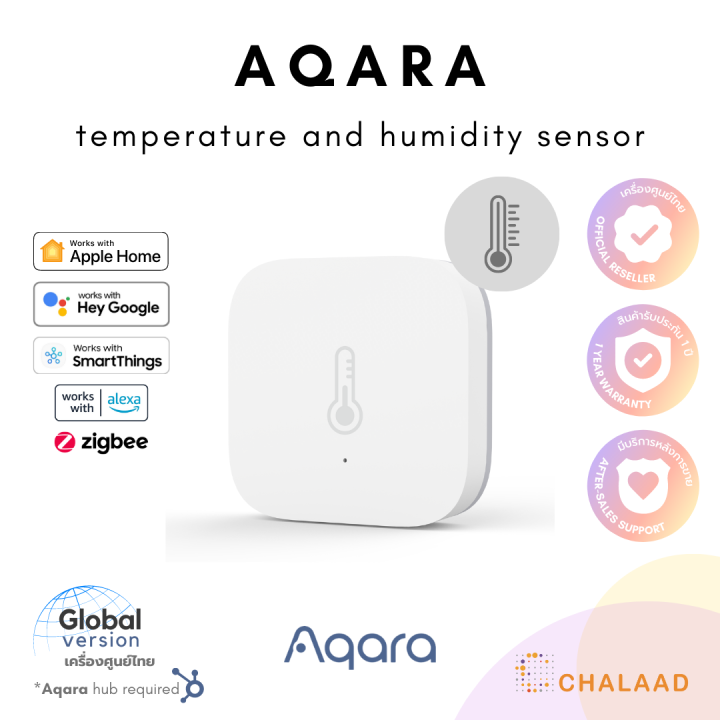 Aqara Temperature and Humidity Sensor เซ็นเซอร์วัดอุณหภูมิและความชื้น