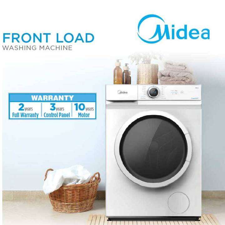 Midea Front Load 7.5kg / 9.5kg MF100W75 Washer 1200RPM 15 Min Quick