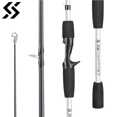 Sougayilang 3/4 Sections Lure Fishing Rod Spinning/Casting Ultralight Weight Fishing Pole Glass Fiber Travel Rod Fishing Pesca