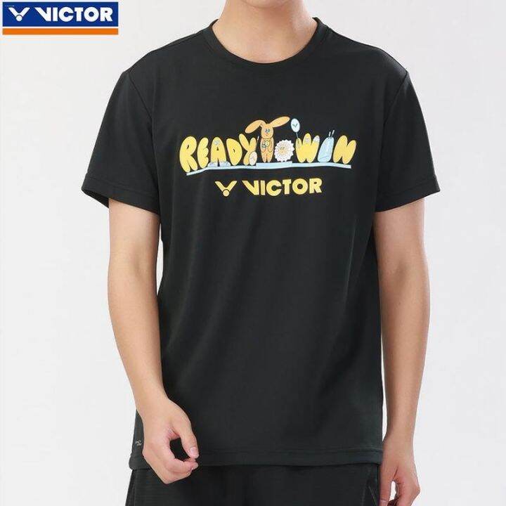 เสื้อยืดแขนสั้น-victor-victor-victory-ชุดกีฬาแบดมินตันระบายอากาศได้ดีแห้งเร็ว-t-30029กีฬา-t-30031เหมาะสม