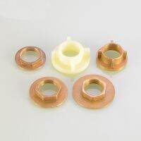 1/2 Brass Plastic Fastening Nut for Fish Tank Wine Barrel Pipe Faucet Fixed Hex Round Various Types