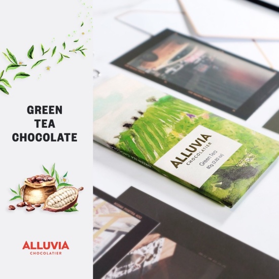 Socola matcha trà xanh nguyên chất nhật bản ngọt ngào alluvia chocolate - ảnh sản phẩm 7