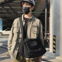 COD SDGYTRUYRT On Sale Ulzzang Korean Fashion Canvas Men Sling Bag Shoulder Bag Crossbody Bag Tote Bag Messenger Bag for Men Birthday Gift