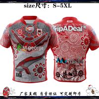 Native version of st. Georges team sport football clothes short-sleeved st. George Drago rugby jersey