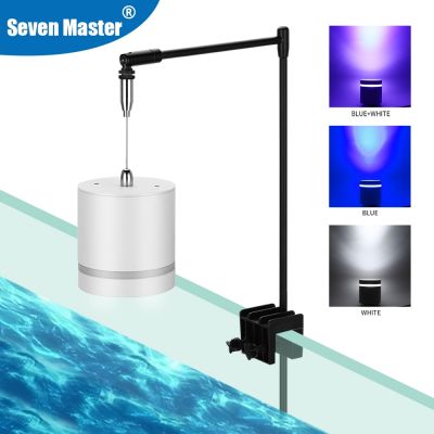 Dimmable LED Lamp Clip for Plant Grow Aquatic Algae Tank 3 Channels Lighting Fish Tank Hanging Stand Safely Fixture 16W Food Storage  Dispensers