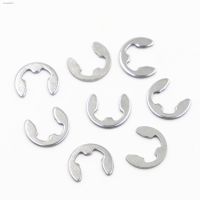 ♛☏ M1.2 M1.5 M2 M3 M3.5 M4 M5 M6 M7 M8 M9 M10 M12 304 Stainless Steel E Clip Circlip Retaining Ring Washer for Shaft Fastener