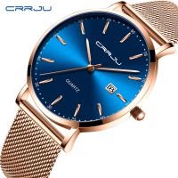 （A Decent035）CRRJUFashion WomanWatch Women CasualQuartz LadiesWatcheslover Clock Relogio Feminino