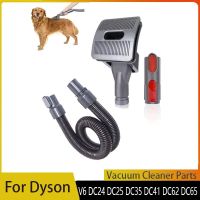 แปรงติดตั้งสำหรับสัตว์เลี้ยงสุนัขเครื่องมือเจ้าบ่าวสำหรับ Dyson V6 DC24 DC25 DC35 DC41ชิ้นส่วนเครื่องดูดฝุ่น DC65 DC62