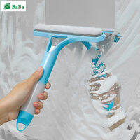 BaBa Squeegee ตัวทำความสะอาดกระจกรถที่มีขวดสเปรย์รีฟิลสำหรับในร่มและกลางแจ้งบ้าน