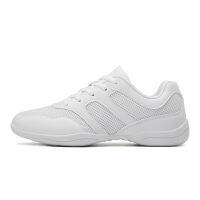 【CW】Cheerleading Shoes Light White Soft Women S Comfortable Gym รองเท้าแอโรบิกการฝึกอบรม Shoeshot