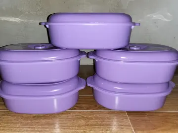 Tupperware Rock N' Serve 5 Piece Microwaveable Container Set 