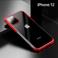 [ มาใหม่ ] Case iPhone 12 mini 5.4 เคสไอโฟน เคสนิ่ม ขอบสีหลังใส เคสกันกระแทก สวยและบาง TPU CASE เคสซีลีโคน สินค้าใหม่ ส่งจากไทย