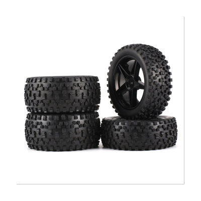 4Pcs 85mm Tire Wheel Tyre for Wltoys 144001 144010 124007 124017 124019 Tamiya HSP 1/10 1/12 1/14 RC Car Off Road Buggy Accessories