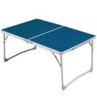 Folding Camping Coffee Table - Blue