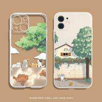 เคสโทรศัพท์มือถือลำลองรูปแมวฤดูร้อนสำหรับ Apple 14 Xiaomi 13 Redmi Vivo Honor OPPO Huawei