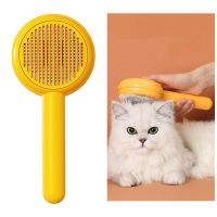 Cat Hair Remover Brush Cat Dog Hair Grooming And Care Comb For Long Hair Dog Pet Removes Hairs Cleaning Bath Brush Cat Supplies Brushes  Combs