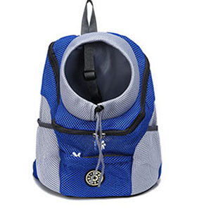 Pet Carrier Backpack Portable Cat Dog Double Shoulder Front Travel Bag Mesh Walking Carrying Backpack for Bulldog Teddy Puppy