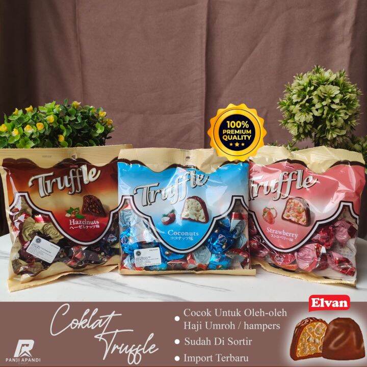 ORIGINAL ELVAN TRUFFLE CHOCOLATE 115g OLEHOLEH COKLAT COKELAT HAJI DAN
