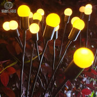 LEBI ไฟแกว่งหิ่งห้อย สนามหญ้าพลังงานแสงอาทิตย์ใหม่8led แกว่งหิ่งห้อยพื้นดิน Plug-In ไฟลานกลางแจ้งตารางวันหยุดไฟตกแต่ง