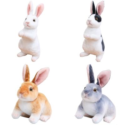 Doll Simulation Bunny Plush Rabbit Toy Baby Sleep Accompany Home Kids Decor Gift