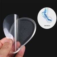 Insoles Ladies High Heel Shoe Insole Female Half Pad Reduces Friction Pain Silicone Forefoot Pad Anti skid Foot Care Pads