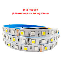 5M 2835 5050 RGB+CCT 5 Colors in 1 Chip Luces Led Strip Light 4in1 RGBW RGBWW Flexible Tape AC1224V 6090ledm 12mm PCB