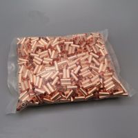 1000PC φ1.5/2/2.5/3/4/5/6/7/8/10 mm GT Copper connecting pipe wire joint Small Copper Tube Copper Connection Tube Wire Connector Electrical Circuitry