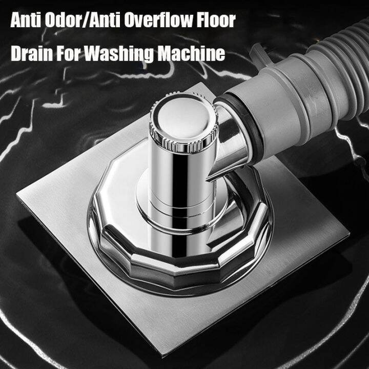 Bathroom Pipe Sewer Connector Dishwasher Drain Washing Machine Floor