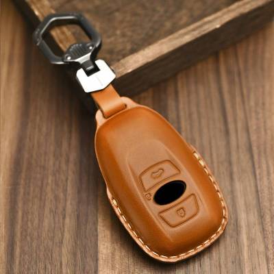 Luxury Genuine Leather Car Key Cover Case Fob Protector for Subaru Forester Outback XV Legacy Keyring Protect Shell Keychain Bag