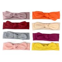 Holiday Discounts Baby Girl Headband Infant Hair Accessories Bows Newborn Headwear Rait Ear Elastic Gift Toddler Bandage Rion Soft Bowknot