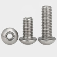 M5 M6 M8 M10 M12 304 Stainless Steel Round HeadPlate Head Hexagon Hollow Screw Hollow Bolt Mask Machine Threading