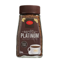 Dao Coffee Platinum ดาวคอฟฟี่ แพลทตินั่ม กาแฟสำเร็จรูปชนิดผงอาราบิก้าเข้มข้น 200 กรัม