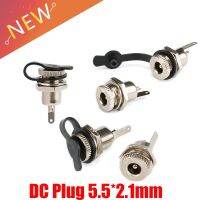 【LZ】✇  DC Power Jack Soquete Conector de Montagem em Painel Feminino Metal DC099 5.5x2.1mm 5Pcs 1Pc