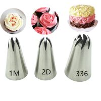 ✲◘❂ 3pcs/set Rose Pastry Nozzles Cake Decorating Tools Flower Icing Piping Nozzle Cream Cupcake Tips Baking Accessories 1M 2D 336