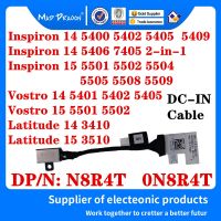 2023 Gratis Ongkir N8R4T 0N8R4T ใหม่สำหรับ Inspiron 14 5400 5402 5405 5409 5406 7405 2-In-1แล็ปท็อปแจ็คอินพุตพลังงาน DC DC พร้อมสายสายแจ็ค DC